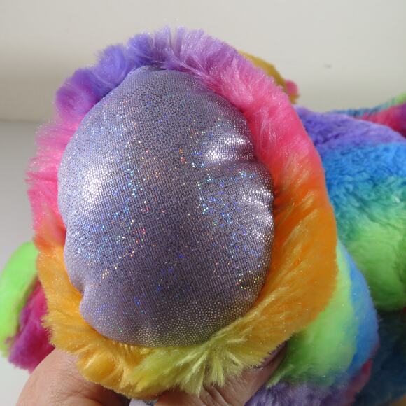 Build A Bear Rainbow Bear & Classic Brown Teddy Plush Stuffed Animal 2014 - Picture 5 of 16